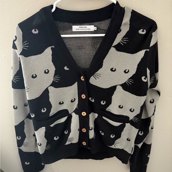 Dedicated Organic Cotton Cat Cardigan Women’s XS - Picture 1 of 3